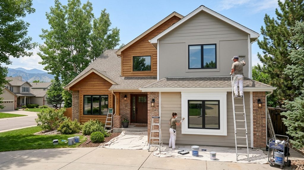 exterior painting project