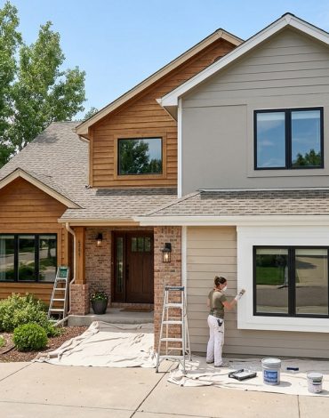 exterior painting project