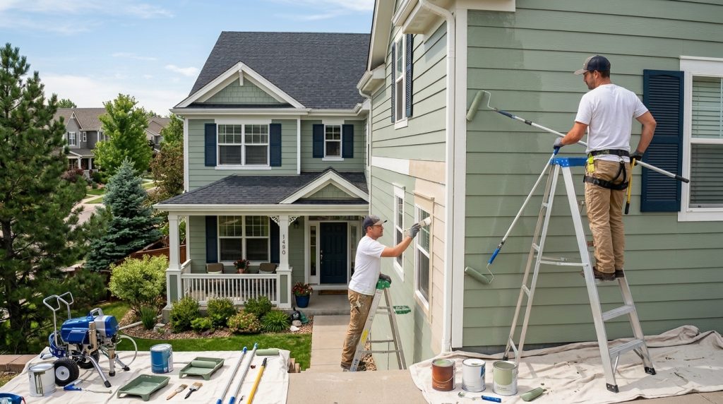 Exterior house painting
