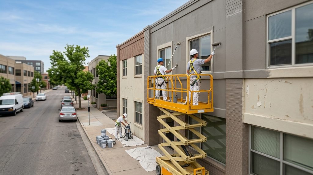 how often should a commercial building be repainted